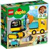 Costruzioni - Lego: 10931 - Duplo Town - Camion E Scavatrice Cingolata
