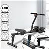 BAKAJI Vogatore Pieghevole per Casa con 12 Livelli Resistenza Display LCD Portata 120kg