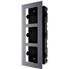 HikVision DS-KD-ACF3-P Cornice Inox da incasso 3 moduli in PVC - Hikvision
