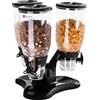 Royal Catering Dispenser per Cereali con 3 Contenitori (capacità 9 l)