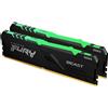 Kingston Technology FURY Beast RGB memoria 64 GB 2 x 32 GB DDR4 3000 MHz