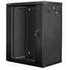 Lanberg Pensile Rack 4830 cm (19") 15U/600X450 anta in vetro nero (WF01-6415-10B