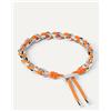 PDPAOLA Bracciale con corda tangerine