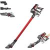 H.Koenig UP600 PowerClean 22.2v 3-in-1 Scopa elettrica senza fili e senza sacco- Compatta, Leggera, Silenziosa. Adatto agli animali domestici - Spazzola turbo - Batteria al litio ricaricabile