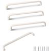 SPDYCESS 4 Pezzi Maniglie per Mobili Bianco, Maniglia per Armadio Cassetto, Maniglie Cucina per Armadi Porta Bagno, Distanza Tra i Fori 192 mm