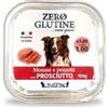 Unipro Zero Glutine Mousse con Pezzetti al Prosciutto - Umido Cani Adult - 150 g
