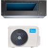MIDEA OUTLET - Climatizzatore Inverter 24000 Btu /h Monosplit Condizionatore con Pompa di calore Classe A++/A+ Gas R32 (Unità Interna + Unità Esterna) - MTI-24 Serie Canalizzabile - Ricondizionato