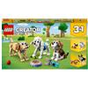 LEGO Creator 31137 Adorabili Cagnolini, Set 3 in 1 con Bassotto, Carli