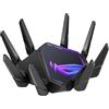 ASUS ROG Rapture GT-AXE16000 - Router da Gioco Wi-Fi 6E (802.11ax) quad-band Estendibile con 6 GHz, Due Porte 10G, WAN 2.5G, VPN Fusion, Triplo Livello di Accelerazione di Gioco