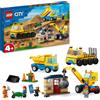 ‎LEGO LEGO City Camion da Cantiere e Gru con Palla da Demolizione, Set con Veicoli Gio