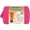 Nuxe Trousse Voyage Acqua Micellare Very Rose + Creme Fraiche 3in1 Cream + Huile Prodigieuse + Reve de Miel Gel Detergente