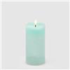 EDG Enzo De Gasperi Candela LED Moccolo 15x7,5cm Verde Chiaro