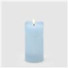 EDG Enzo De Gasperi Candela LED Moccolo 15x7,5cm Azzurro
