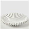 EDG Enzo De Gasperi Piatto Ciotola Svuotatasche Raggiera 36,5cm Avorio Ceramica