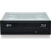 Hitachi-LG BH16 Internal Blu-Ray Drive, BD BD-R BDXL DVD-RW Player/Writer for Desktop PC, Windows 10 Compatible, 16x Write Speed, Bare Drive - Black