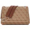 Guess Borsa a tracolla Noelle beige 4G con logo triangolare - TU LGWLATTELOGO - GUESS 15499290101 - C