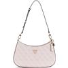 Guess Borsa a spalla Noelle 4G bianca con logo - TU DVLDOVELOGO - GUESS 15499210101 - C