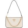 Guess Mini borsa a spalla Noelle saffiano bianca - TU BONE - GUESS 15538990101 - C