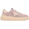 Guess Sneakers rosa in suede con strass