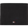 Tommy Hilfiger Portafoglio Uomo Johnson con Scomparto Monete, Nero (Black), Taglia Unica