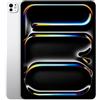 Apple Tablet 13'' Apple iPad Pro 2024 Wi-Fi M4 256GB iPadOS 17 con Vetro Standard Argento [MVX33TY/A]