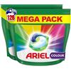 Ariel Cialde All-in-1, 126 lavaggi, Mountain Spring, detersivo in capsule con smacchiatore, uso in acqua fredda, 2,5 kg, 126 pezzi (confezione da 1)