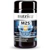 NUTRIVA MZS, Integratore Alimentare Melatonina, Zinco, Selenio, Utile per Dormire, Rilassamento e Benessere Mentale, 1mg di Melatonina, per Vegetariani 120 Compresse Masticabili