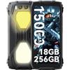 Blackview BV7300 18GB+256GB Android 14 Rugged Smartphone 15000mAh Phone GPS 50MP