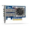 QNAP QNAP QXG-25G2SF-E810 - Adattatore di rete - PCIe 4.0 x8 profilo basso - 25 Gigabit SFP28 x 2 - per P/N: CAB-DAC15M-SFP28, CAB-DAC30M-SFP28, TRX-10GITSFPP-SR, TRX-25GSFP28-SR QXG-25G2SF-E810