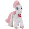 Trudi Trudino Unicorno bianco Peluche unicorno arcobaleno, regalo bambini compleanno | 18x19x6cm taglia XS | Fantasy Unicorn collection | modello 55484