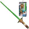 Star Wars Lightsaber Forge, Spada Laser Giocattolo di Yoda, di Colore Verde, allungabile, Giocattolo per Gioco di Ruolo Personalizzabile, dai 4 Anni in su