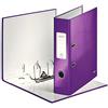 Leitz Registratore con meccanismo a leva 180° WOW A4 80mm, Viola