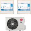 LG Condizionatore LG Dual Split Inverter ARTCOOL GALLERY LCD 9+12 con MU2R17 R-32 Wi-Fi integrato