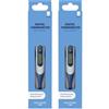 Amazon Basic Care - Termometro digitale, Blu (Confezione da 2)