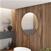 DEGHI Specchio bagno 60 cm con cornice in alluminio oro rosa spazzolato - Talas