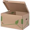 esselte Scatola archivio Esselte ECOBOX container per Boxy 80/100 avana/verde 34,5x24,2x43,9 cm - 623918