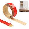 ZTVOWTO Striscia di soglia strisce di transizione del pavimento striscia divisoria autoadesiva per porta del pavimento striscia di rivestimento del bordo del pavimento (2m×5cm quercia)