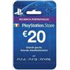 Sony Playstation Live Cards Hang 20 Euro Videogioco Cartolina