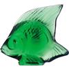 Lalique / Sculptures / Poisson - Fish / statuetta / cristallo / verde smeraldo - 3001000