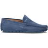 HARMONT&BLAINE Mocassino uomo blu in suede