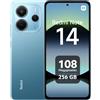 Xiaomi SMARTPHONE REDMI NOTE 14 8GB RAM 256GB STORAGE DISPLAY 6.67 POLLICI 4G OCEAN BLU