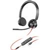 Poly Blackwire 3325 Wired Headset - Flexible Microphone Boom - Hi-fi Stereo - Co