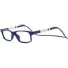DIDINSKY Occhiali da Presbite con Magneti e Filtro Anti Luce Blu. Occhiali Graduati Magnetici da Lettura per Uomo e Donna con Lenti Antiriflesso (Indigo, 2.5, x, THYSSEN)