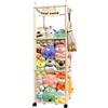 Pmbqifay Porta Peluche, Porta Peluche Verticale, Grande Capacità, Risparmiare Spazio, per la Sala Giochi, Asilo Nido, Camera da Letto, Camera dei Bambini