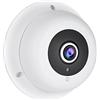 REVODATA HD 5MP Fisheye POE IP Camera con Microfono,P2P Audio Telecamera di sicurezza per interni 1,7mm Obiettivo Vista 180° Visione Notturna IR Video CCTV Fisheye Telecamera IP POE (IF04-P-Audio-HS)