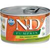 Farmina Natural & Delicious Pumpkin Mini con Cinghiale, Zucca e Mela - Farmina - Natural & Delicious Pumpkin Mini con Cinghiale, Zucca e Mela - 140GR