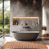 By Suardi Laos Tappeto da bagno e cucina a righe