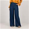 Mood Atelier Jeans a palazzo con elastico in vita e tasche in cotone