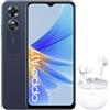 OPPO A17+Enco Buds2 Smartphone 4+64GB Display 6.56" Batteria 5000mAh Auricolari 20Hz-20kHz