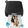 HP Sprocket 2x3 Stampante fotografica istantanea per smartphone- Portatile, wireless a colori- Foto adesive Zink - Stampa da dispositivi iOS e Android compatibili con Bluetooth e app divertente- Nero